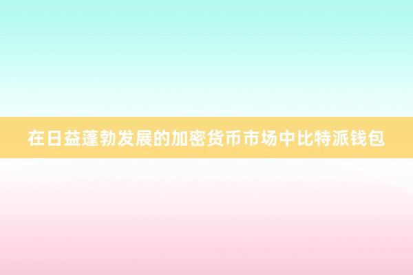 在日益蓬勃发展的加密货币市场中比特派钱包