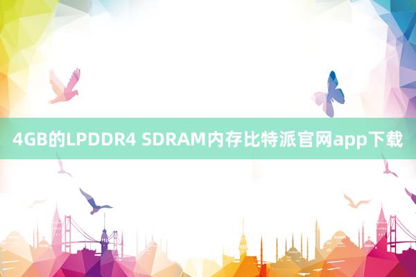 4GB的LPDDR4 SDRAM内存比特派官网app下载