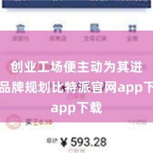 创业工场便主动为其进行品牌规划比特派官网app下载